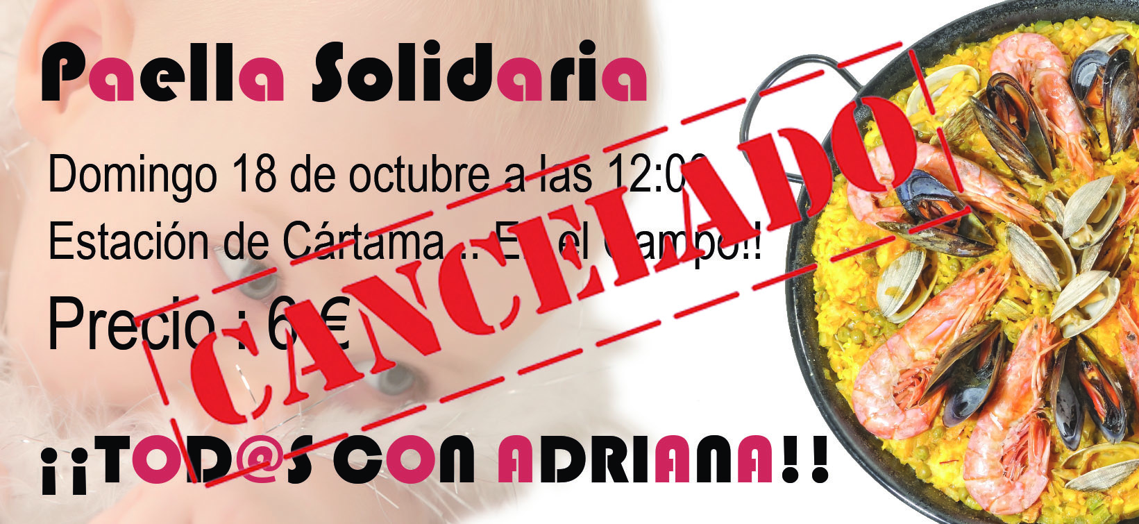 Paella Solidaria Cancelada, Síndrome de Angelman, Apadrina un Ángel